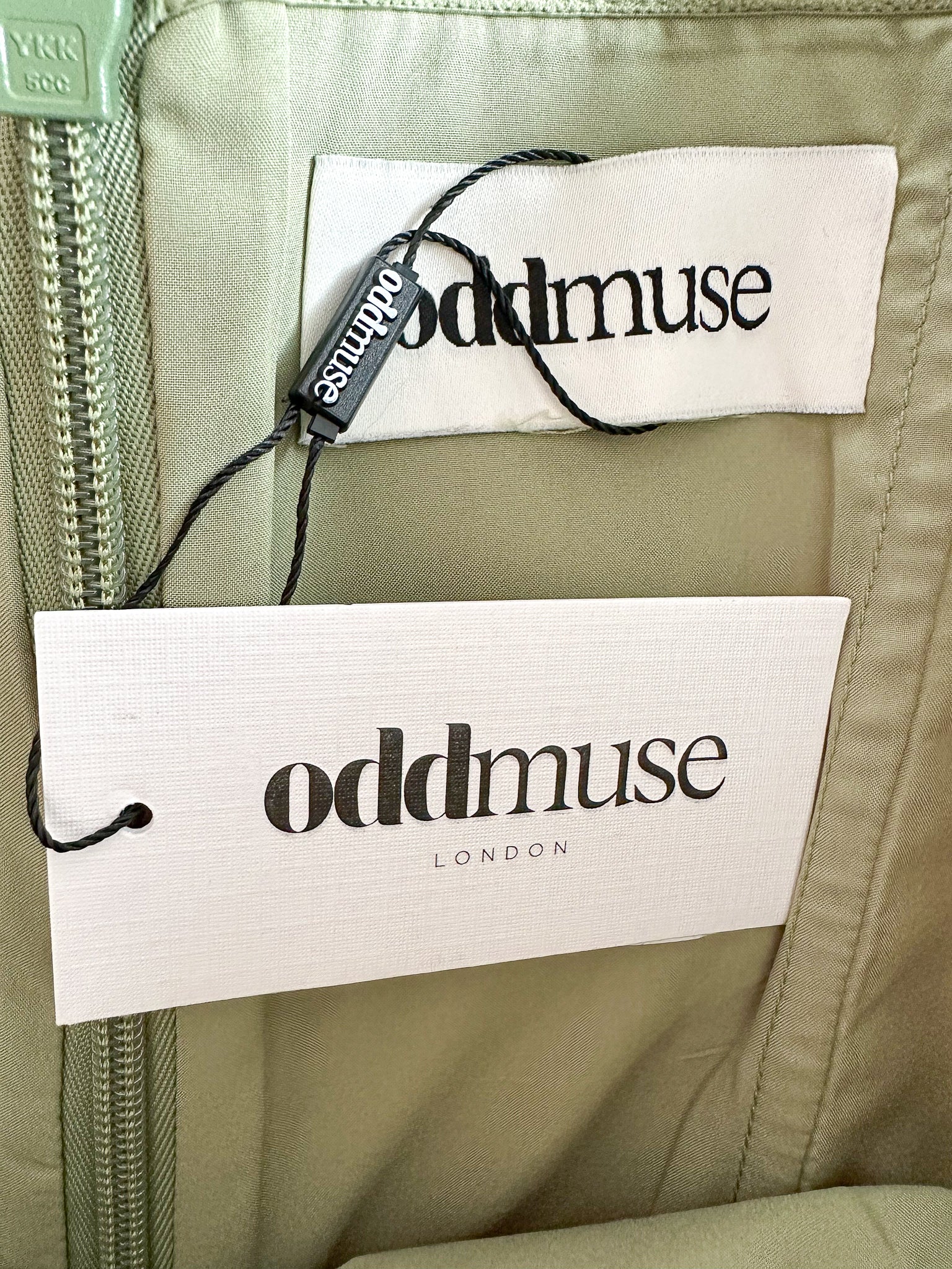 Odd Muse Olive Green The Ultimate Muse Off Shoulder Skirt Mini Dress