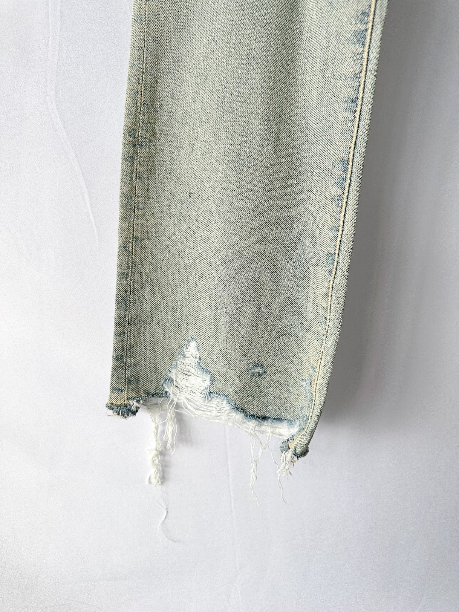 AG Jeans Denim Acid Dirt Wash Jodi Crop Jeans