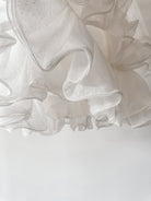 Amy Jane London White Long Sleeve Ruffle Tiered Detail Flared Evalina Mini Dress - House Of Huntington
