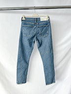 Agolde Toni Mid Rise Slim Leg Blue Denim Jeans