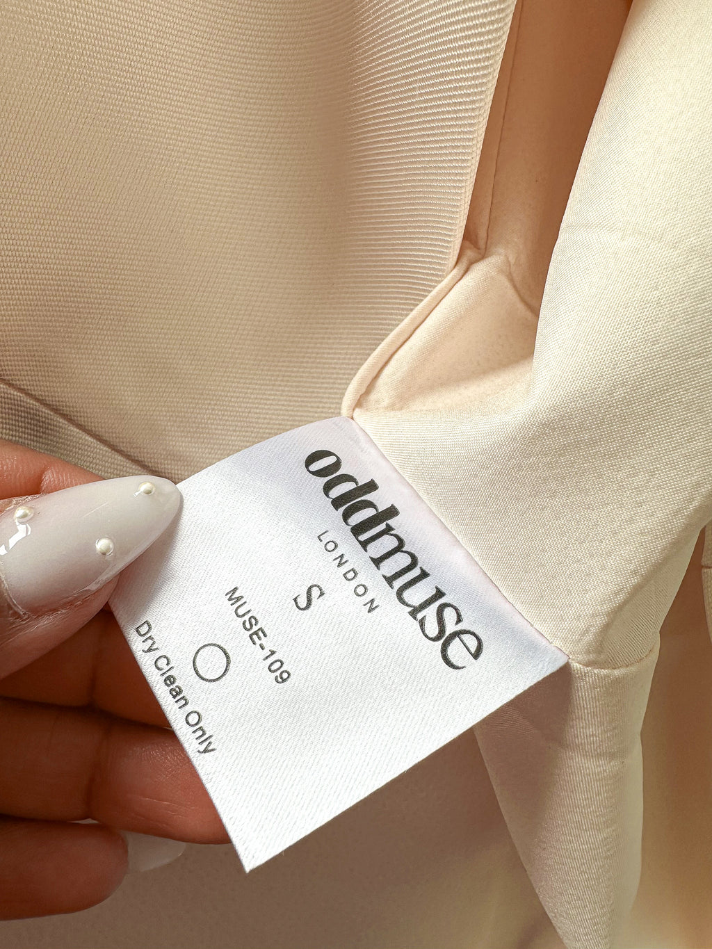 Odd Muse Satin Shift Blush Mini Dress