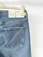 Agolde Toni Mid Rise Slim Leg Blue Denim Jeans