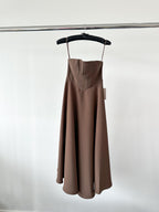 Odd Muse Brown The Ultimate Muse Strapless Midi Dress