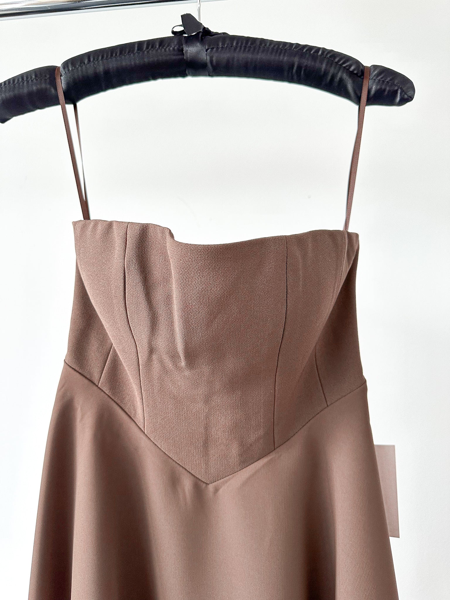 Odd Muse Brown The Ultimate Muse Strapless Midi Dress