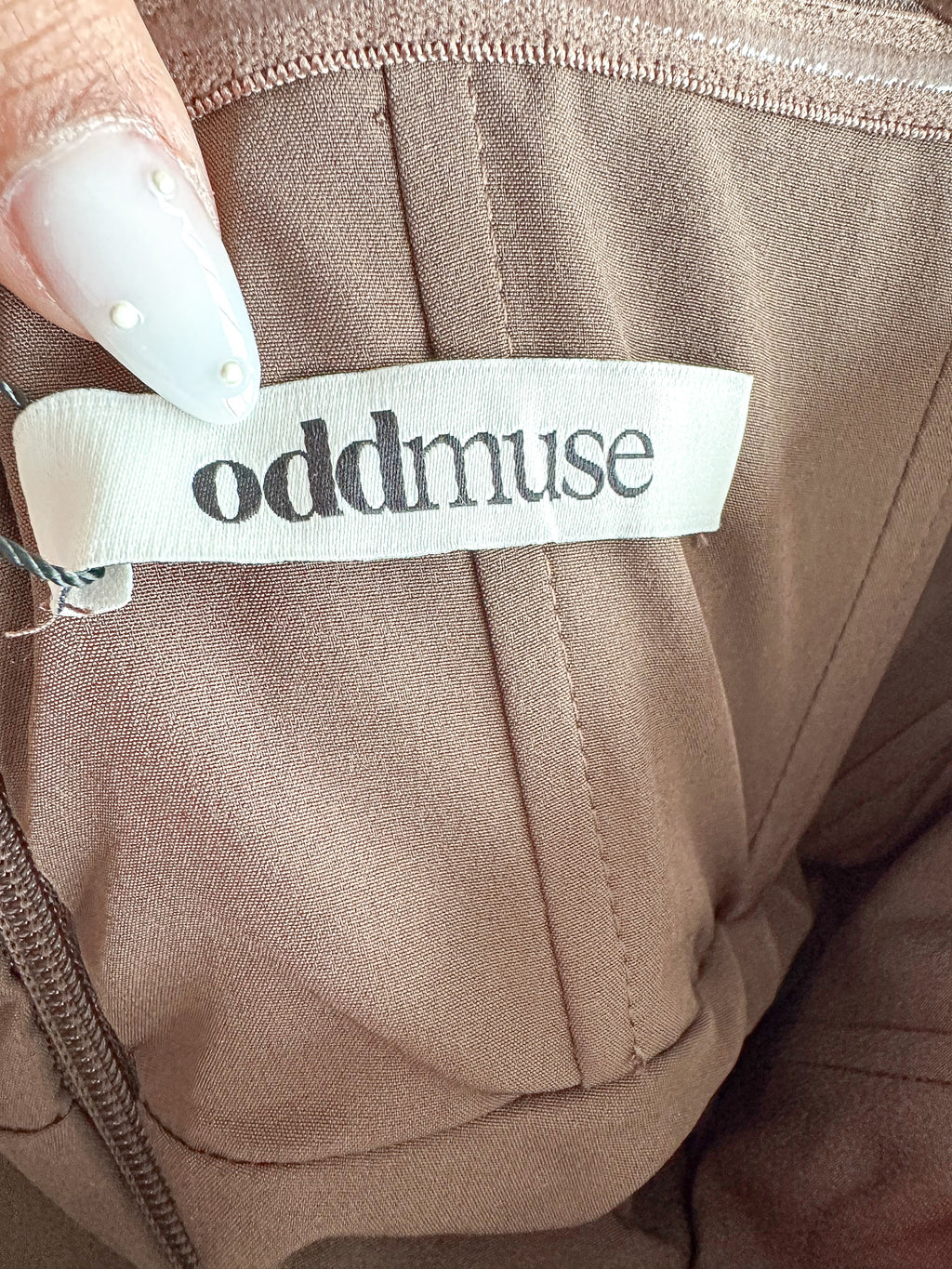 Odd Muse Brown The Ultimate Muse Strapless Midi Dress