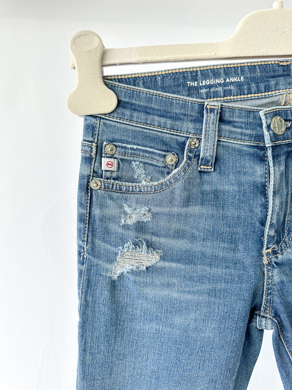 AG Jeans Denim Super Skinny Ankle Legging Jeans