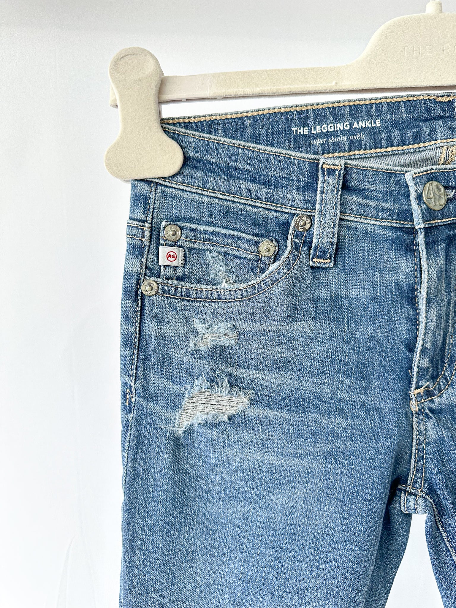 AG Jeans Denim Super Skinny Ankle Legging Jeans