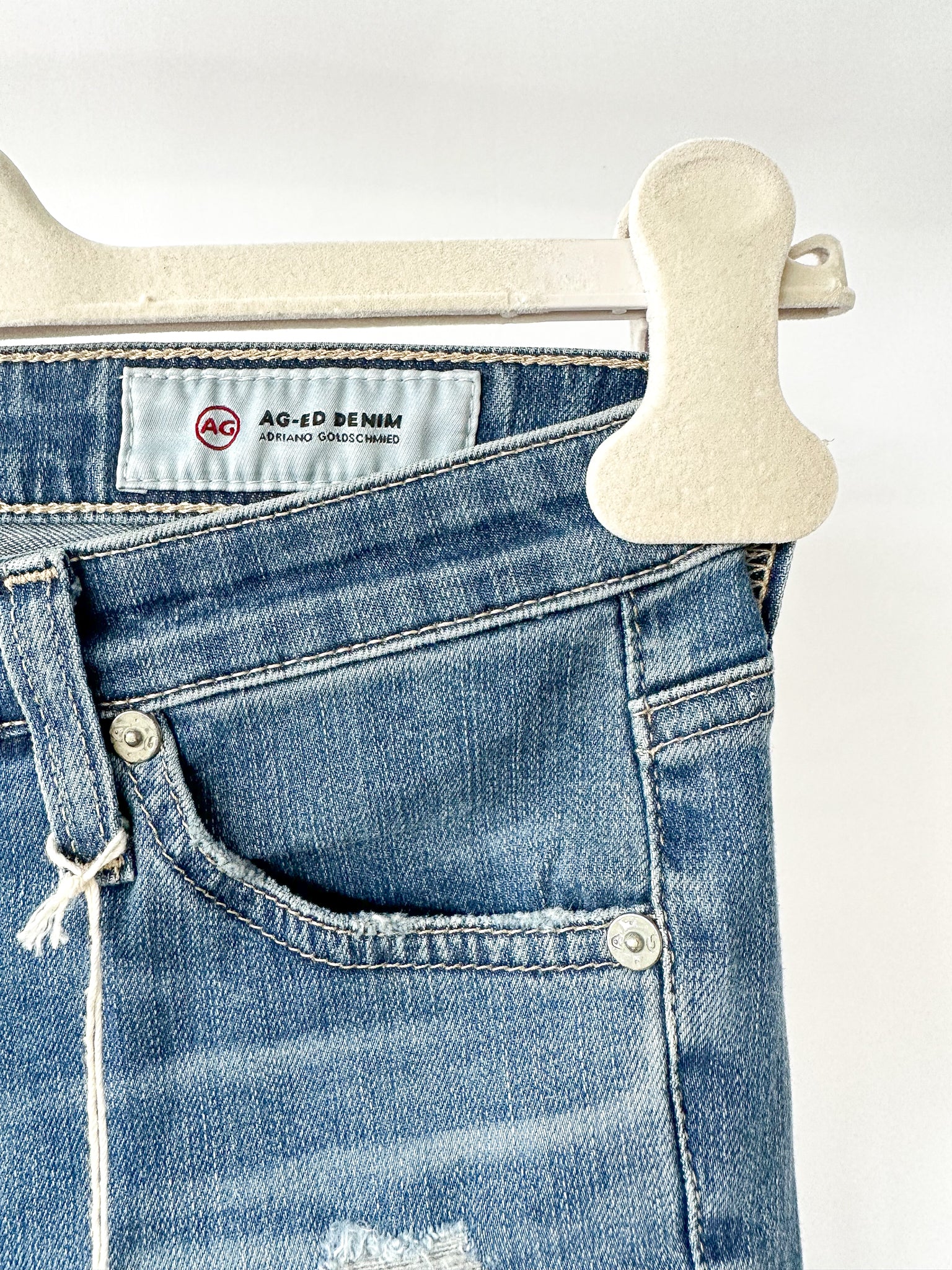 AG Jeans Denim Super Skinny Ankle Legging Jeans