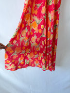 Rixo Jeanie Floral Print Silk Midi Dress