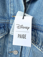 PAIGE x Disney Cinderella Story Book Cover Embroidered Wren Denim Jacket