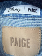 PAIGE x Disney Cinderella Story Book Cover Embroidered Wren Denim Jacket