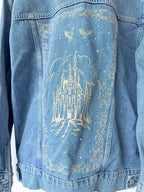 PAIGE x Disney Cinderella Story Book Cover Embroidered Wren Denim Jacket