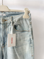 Good American Good Cuts Light Blue Distressed Jeans