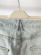 Good American Good Cuts Light Blue Distressed Jeans