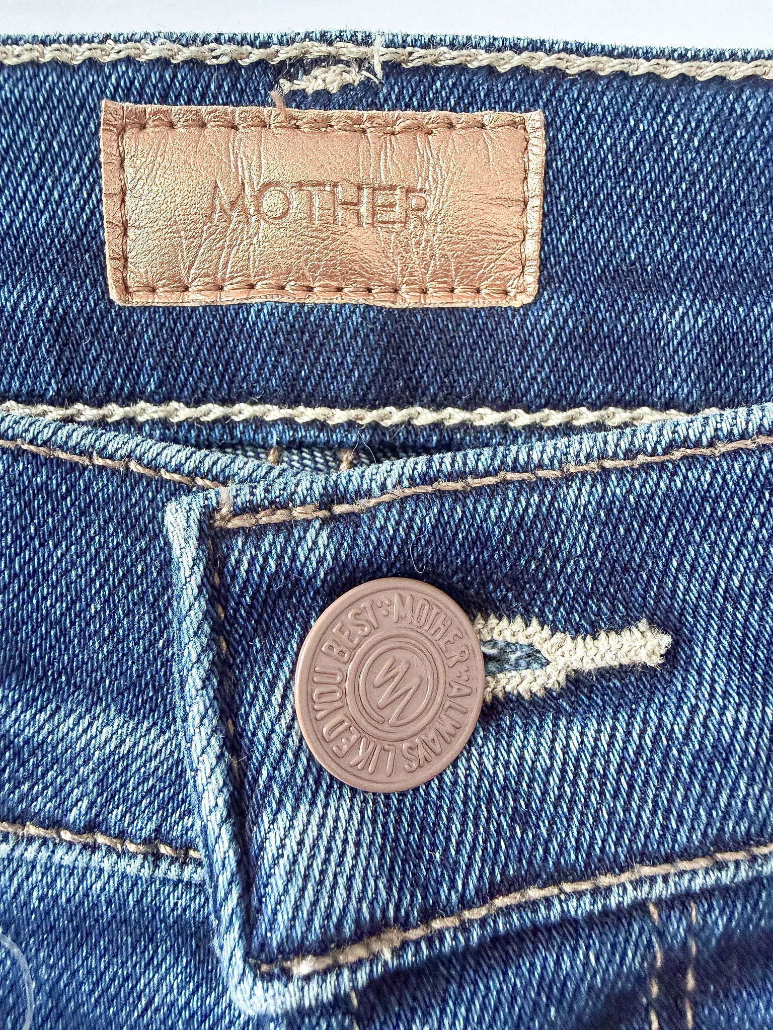 Mother The Doozy Fray Flared-Leg Denim Jeans