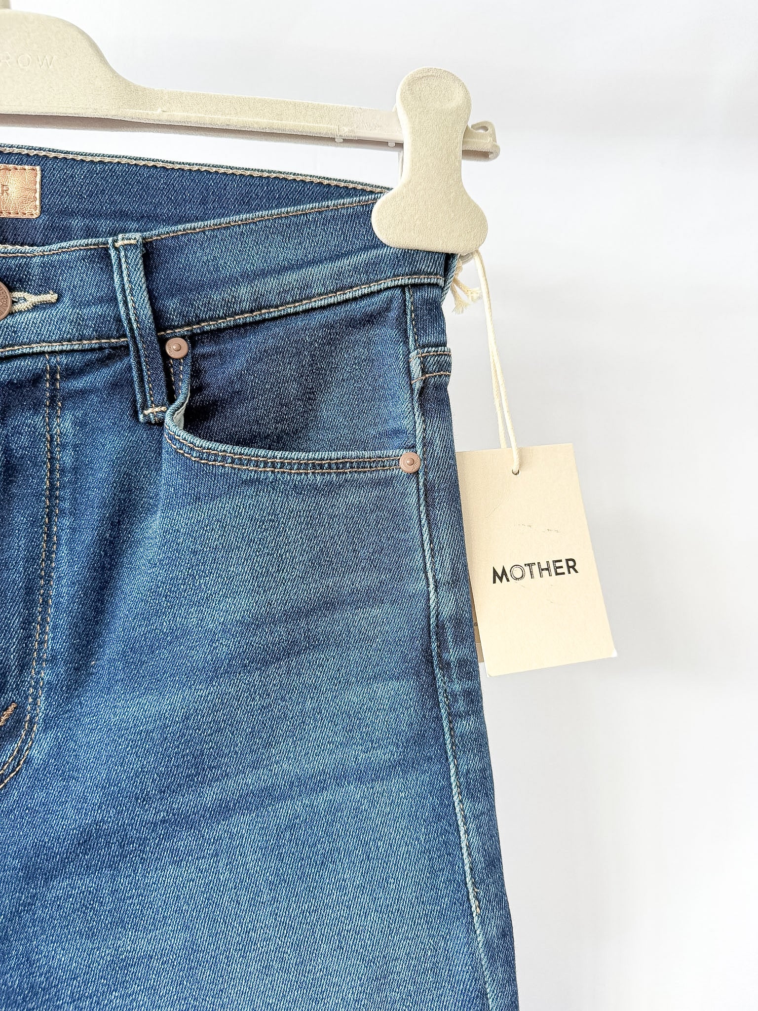 Mother The Doozy Fray Flared-Leg Denim Jeans