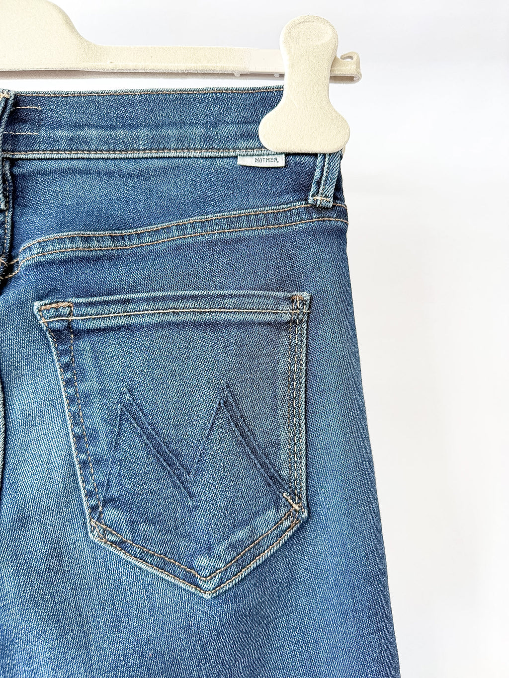 Mother The Doozy Fray Flared-Leg Denim Jeans