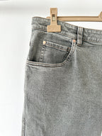 Brunello Cucinelli Grey The Boyish Tapered Hem Jeans