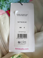 Kitri Floral Colorful Patchwork 90s Style Skirt