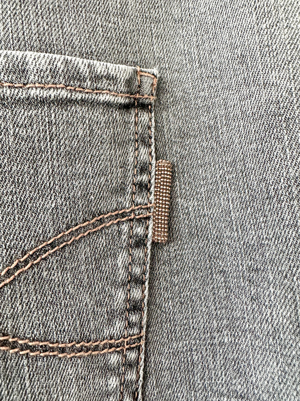 Brunello Cucinelli Grey The Boyish Tapered Hem Jeans