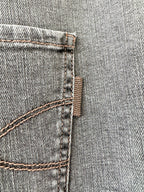 Brunello Cucinelli Grey The Boyish Tapered Hem Jeans
