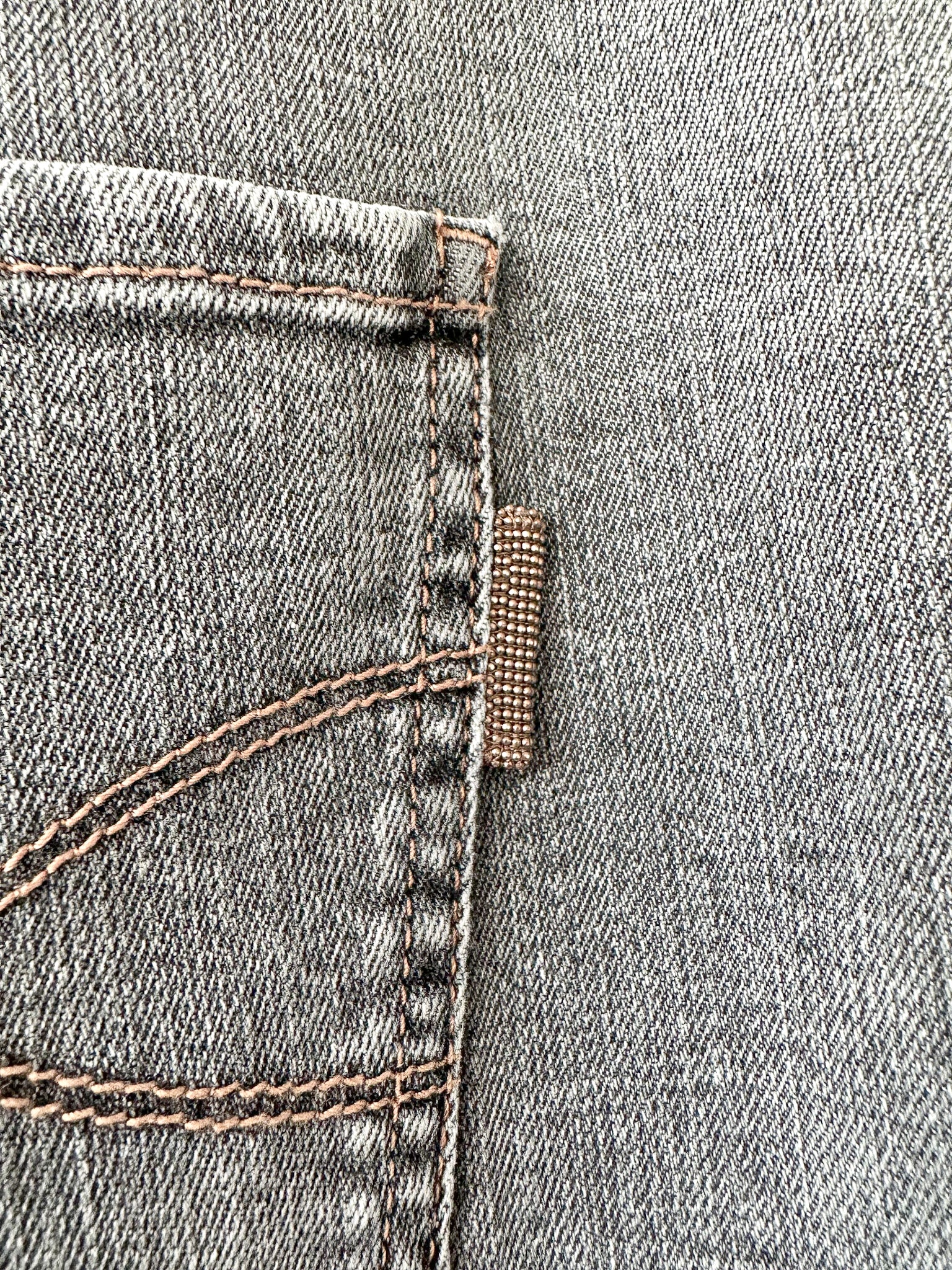 Brunello Cucinelli Grey The Boyish Tapered Hem Jeans