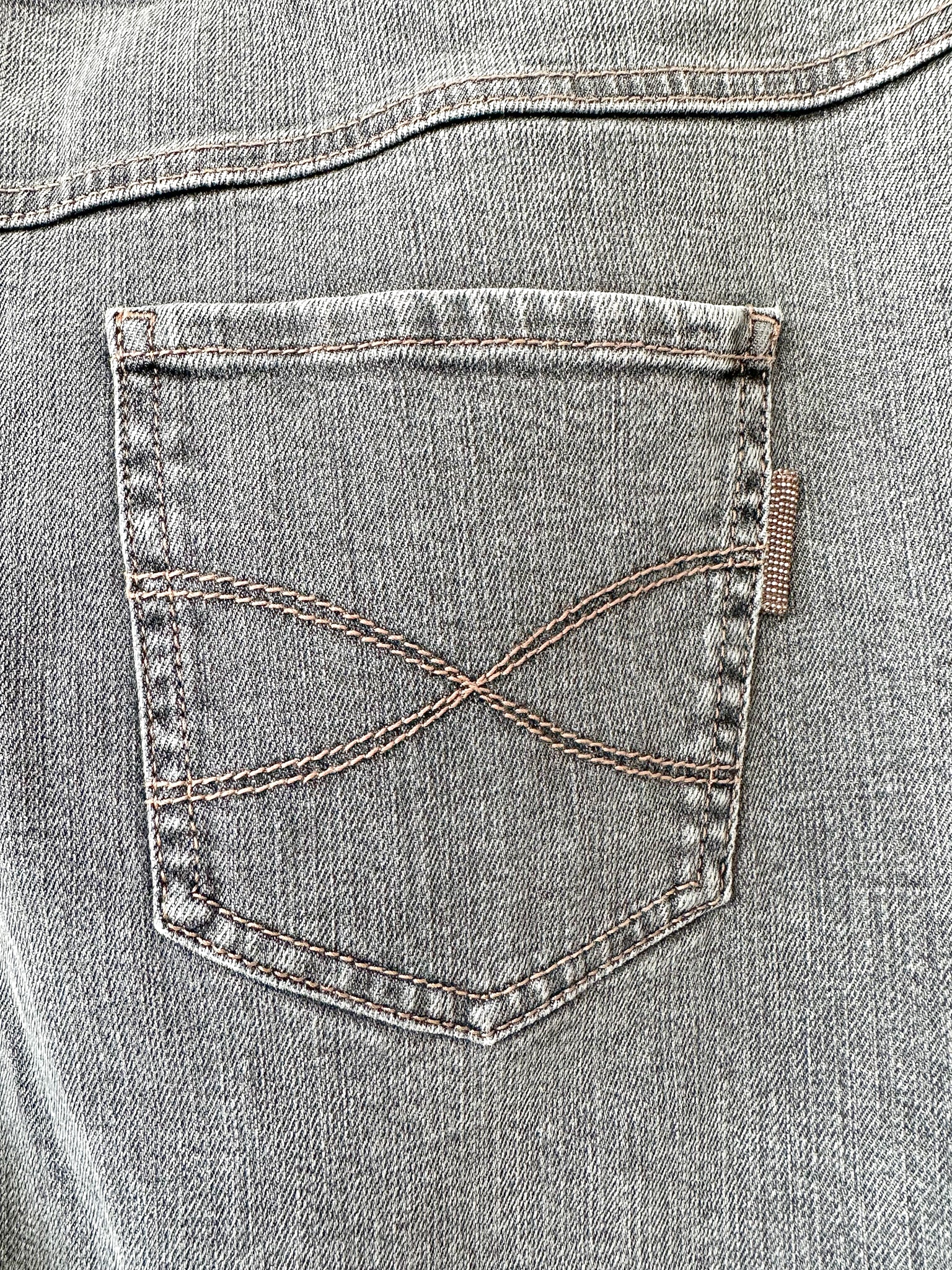 Brunello Cucinelli Grey The Boyish Tapered Hem Jeans