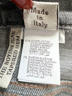 Brunello Cucinelli Grey The Boyish Tapered Hem Jeans