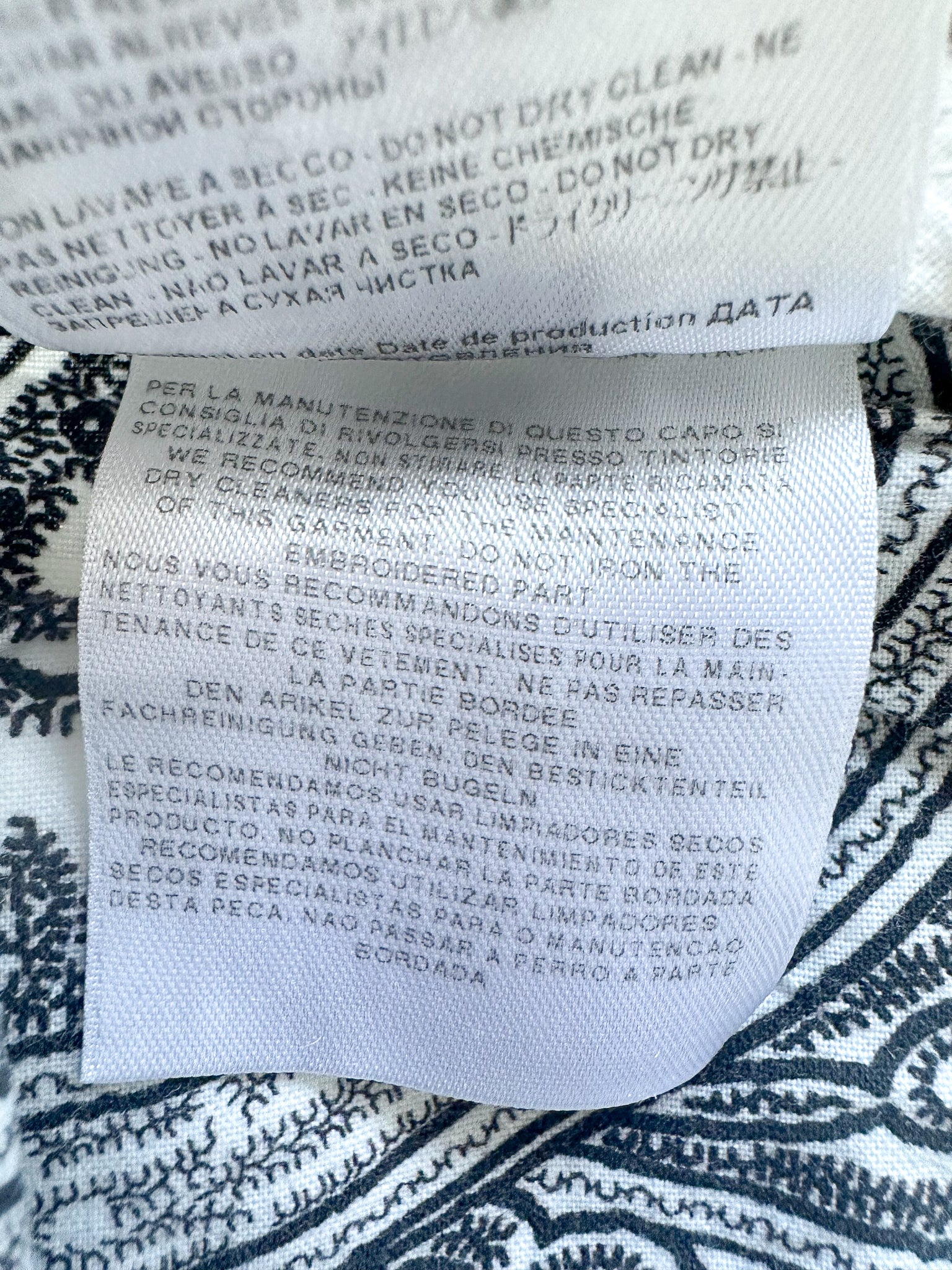 Etro White Denim  Paisley Embroidered Palazzo Wide Leg  Jeans