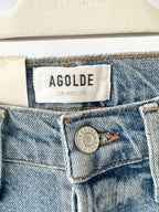 Agolde Riley High Rise Straight Crop Jeans