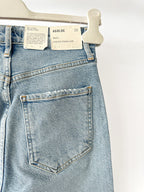 Agolde Riley High Rise Straight Crop Jeans