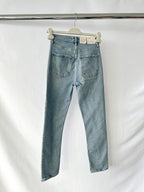 Agolde Riley High Rise Straight Crop Jeans