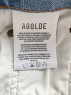 Agolde Riley High Rise Straight Crop Jeans