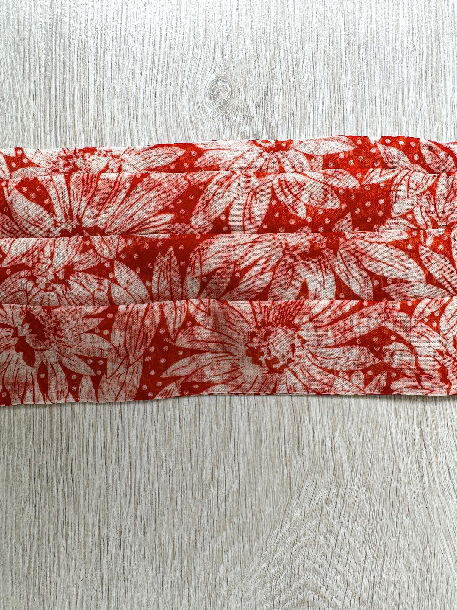 The Vampire's Wife Red Floral Organza Face Mask - House Of Huntington