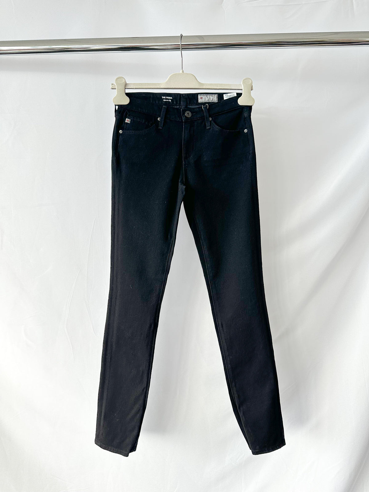 AG Jeans Prima Black Skinny Cigraette Leg Jeans – House Of Huntington