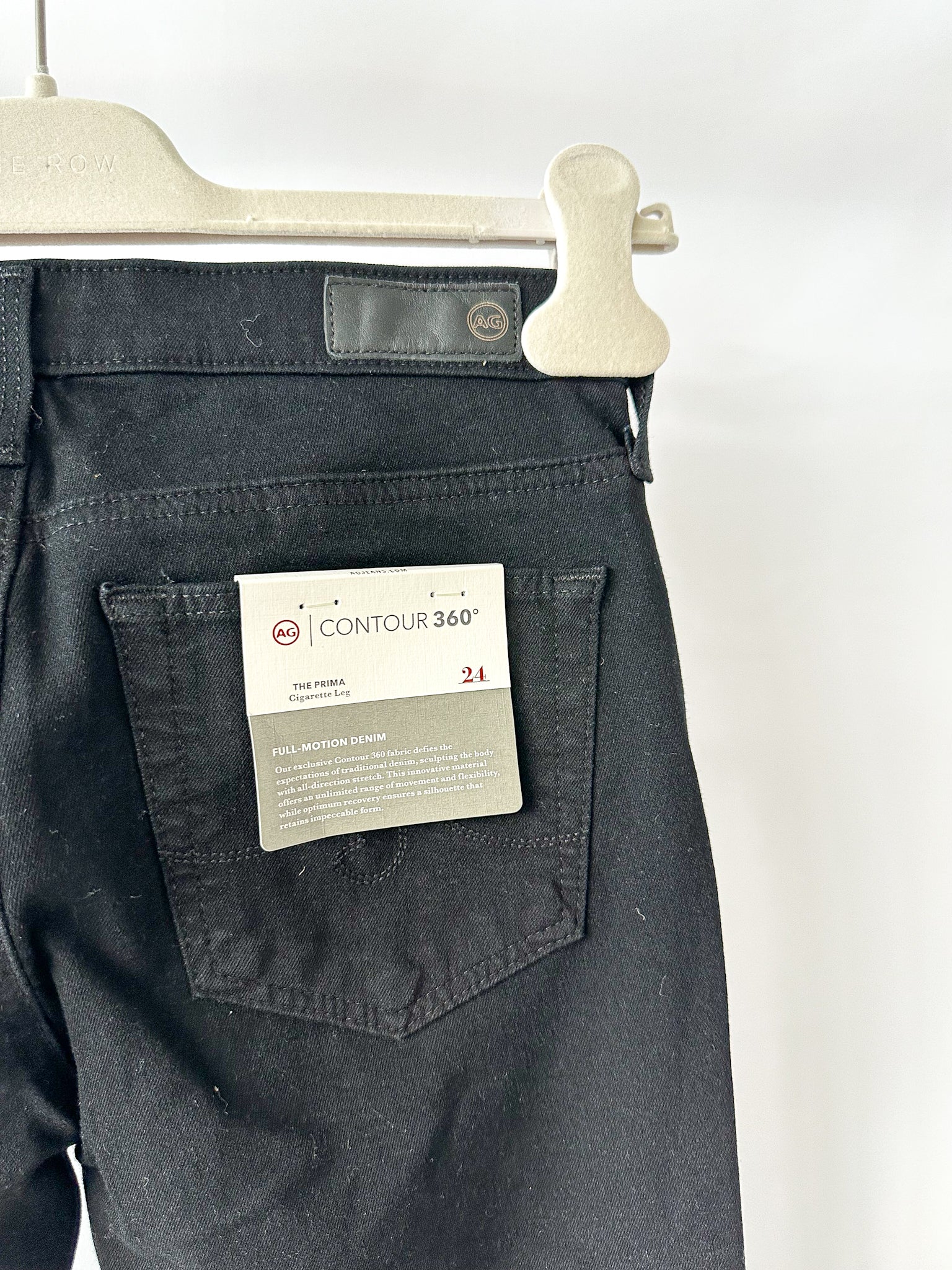 AG Jeans Prima Black Skinny Cigraette Leg Jeans