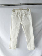 Citizens Of Humanity White Emerson Slim Boyfriend 27" Leg Jeans
