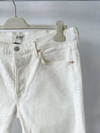 Citizens Of Humanity White Emerson Slim Boyfriend 27" Leg Jeans