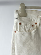 Citizens Of Humanity White Emerson Slim Boyfriend 27" Leg Jeans