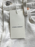 Citizens Of Humanity White Emerson Slim Boyfriend 27" Leg Jeans