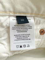Citizens Of Humanity White Emerson Slim Boyfriend 27" Leg Jeans