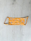 The Vampire's Wife YellowThe Cotton Daisy Liberty Fabric Floral Print Face Mask - House Of Huntington