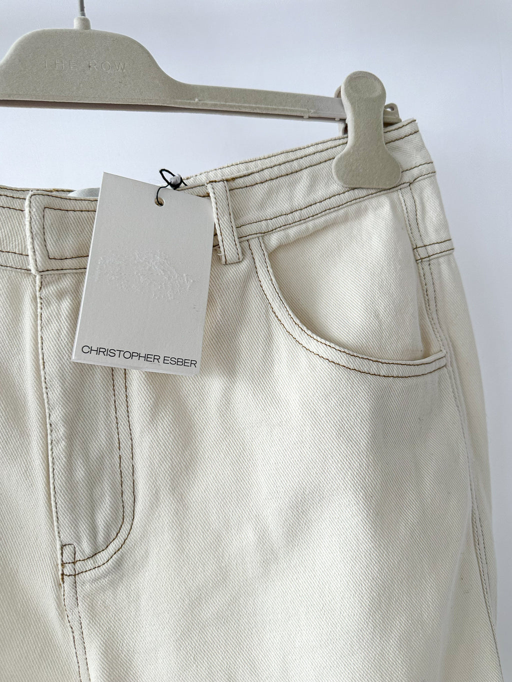 Christopher Esber Off-White Deconstruct Splice Jeans