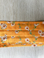 The Vampire's Wife YellowThe Cotton Daisy Liberty Fabric Floral Print Face Mask - House Of Huntington