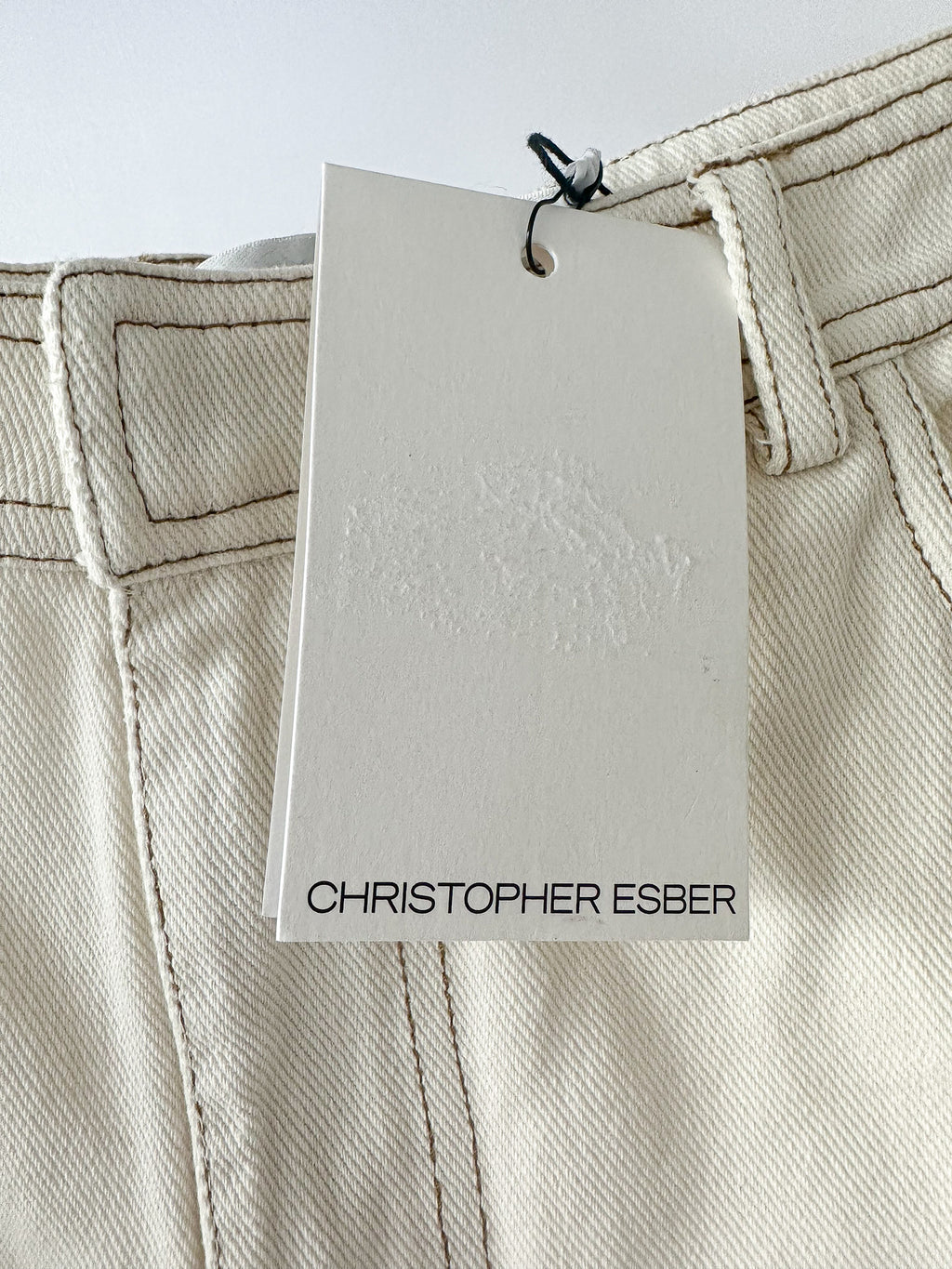 Christopher Esber Off-White Deconstruct Splice Jeans