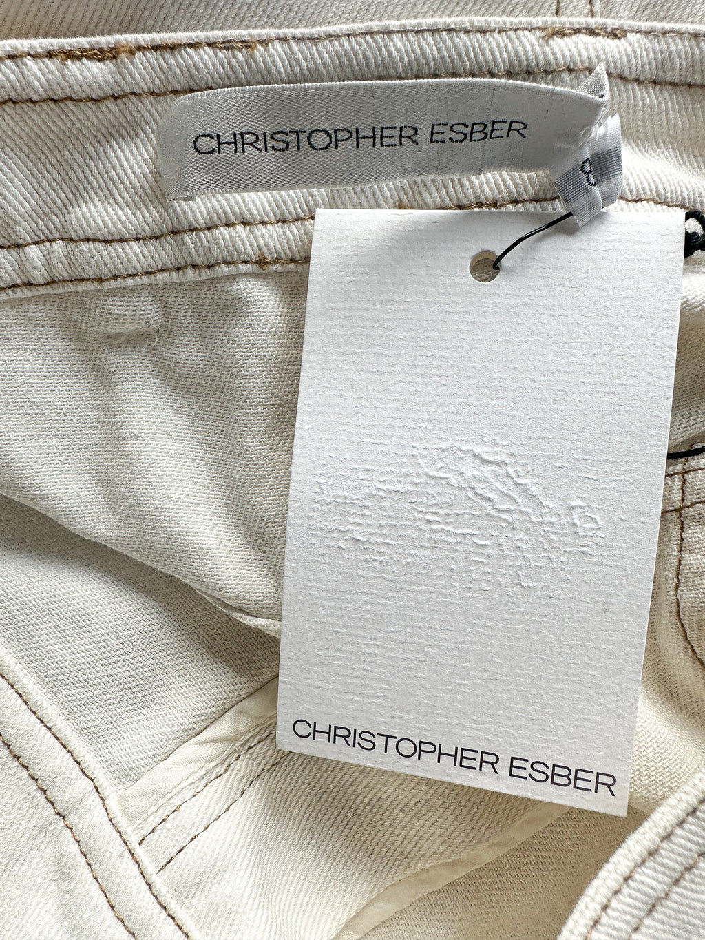 Christopher Esber Off-White Deconstruct Splice Jeans