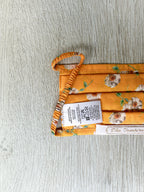 The Vampire's Wife YellowThe Cotton Daisy Liberty Fabric Floral Print Face Mask - House Of Huntington