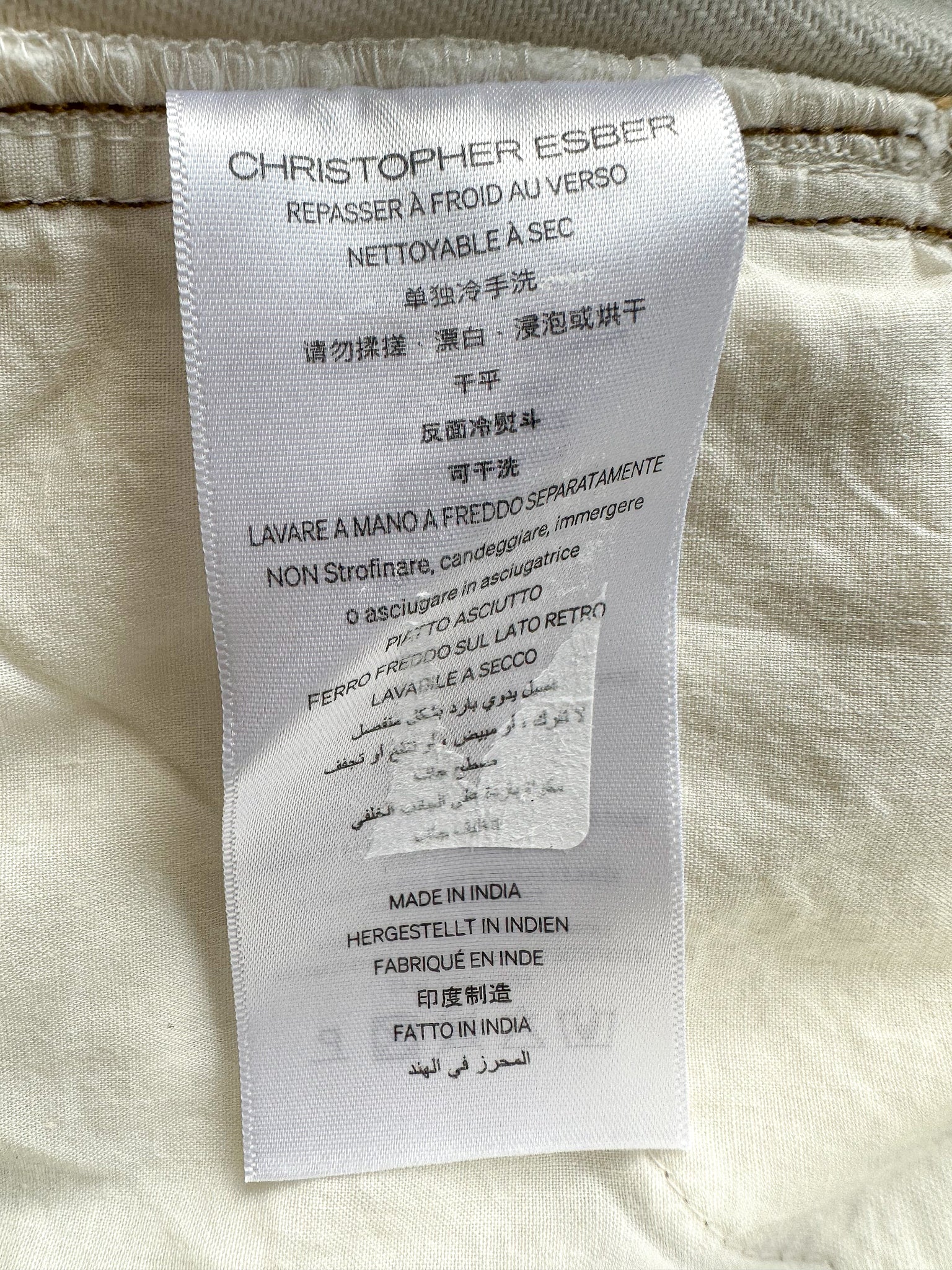 Christopher Esber Off-White Deconstruct Splice Jeans