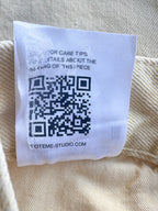 Toteme Yellow Tapered Leg Organic Cotton Denim Jeans