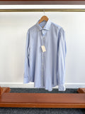 Cifonelli Blue Small Dotted Formal Shirt - House Of Huntington